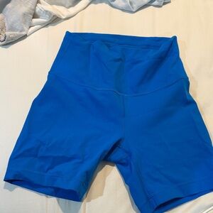 Lululemon Athletica Vibrant Blue Bike Shorts